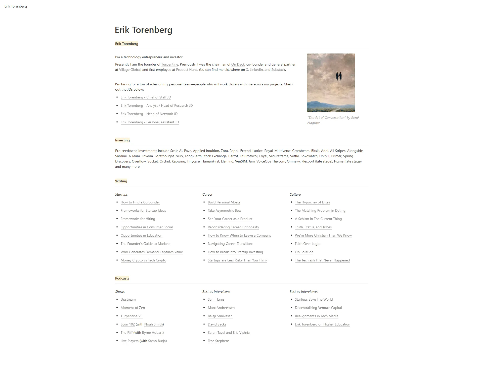 Erik Torenberg screenshot 1